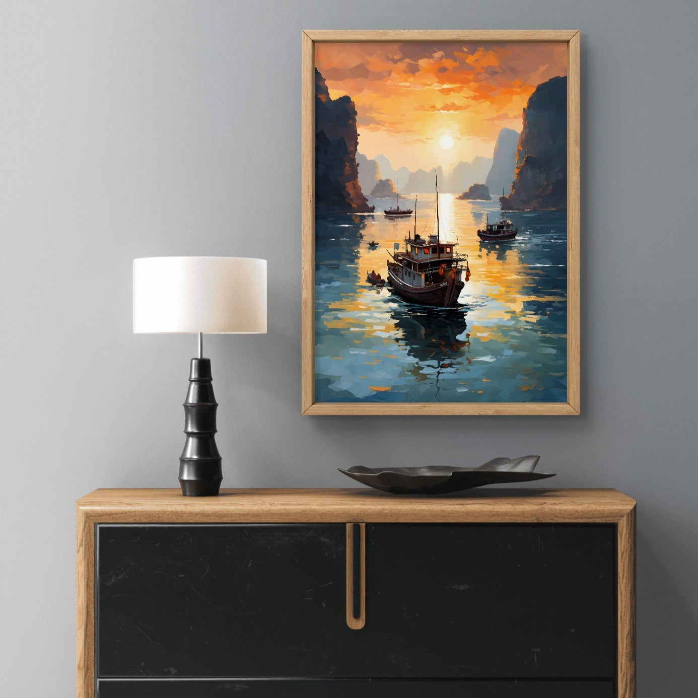 Buy Wall Art Ha Long Mornings by Vietnamese Pho