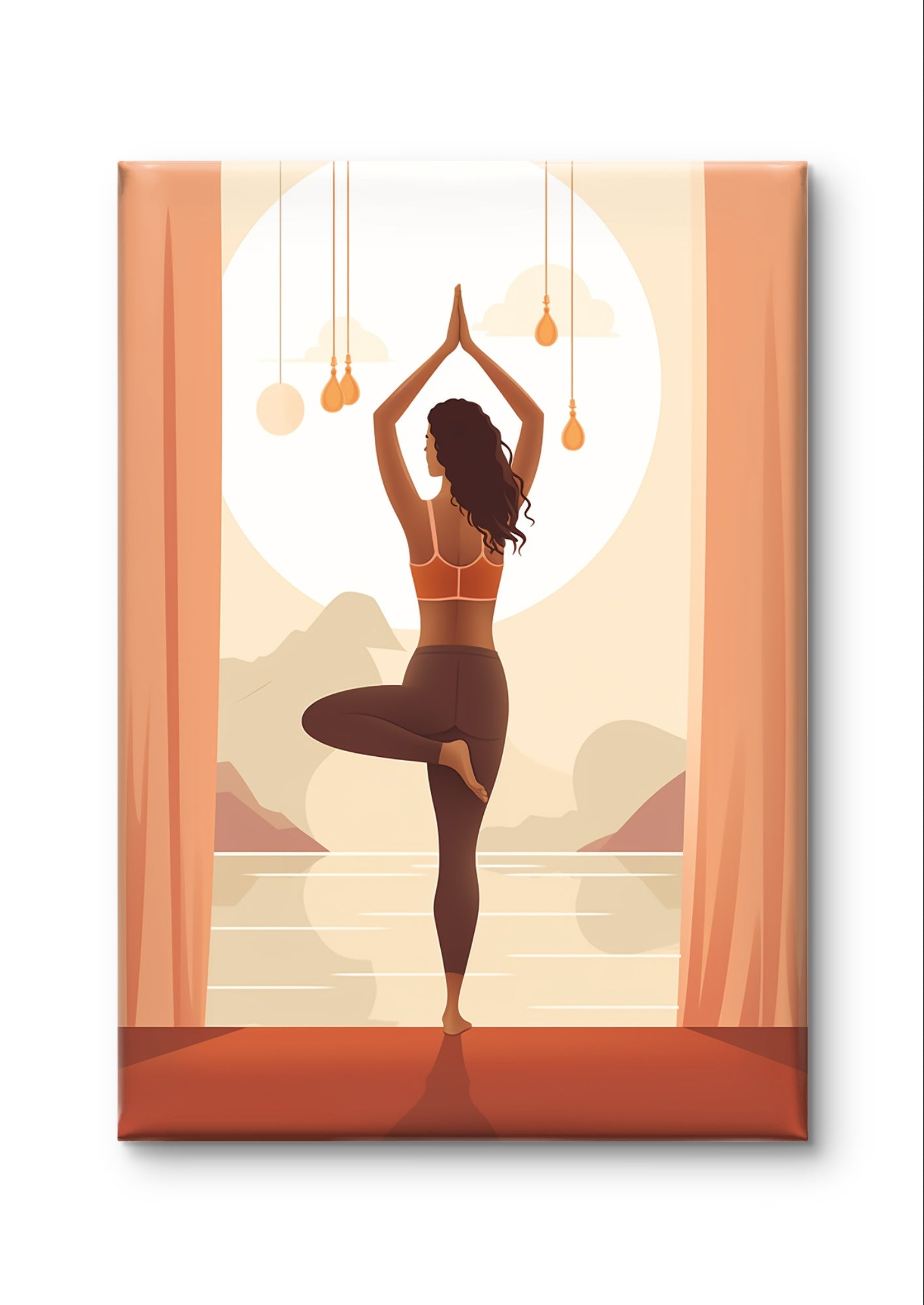 Buy Wall Art Yoga by Bali Boho