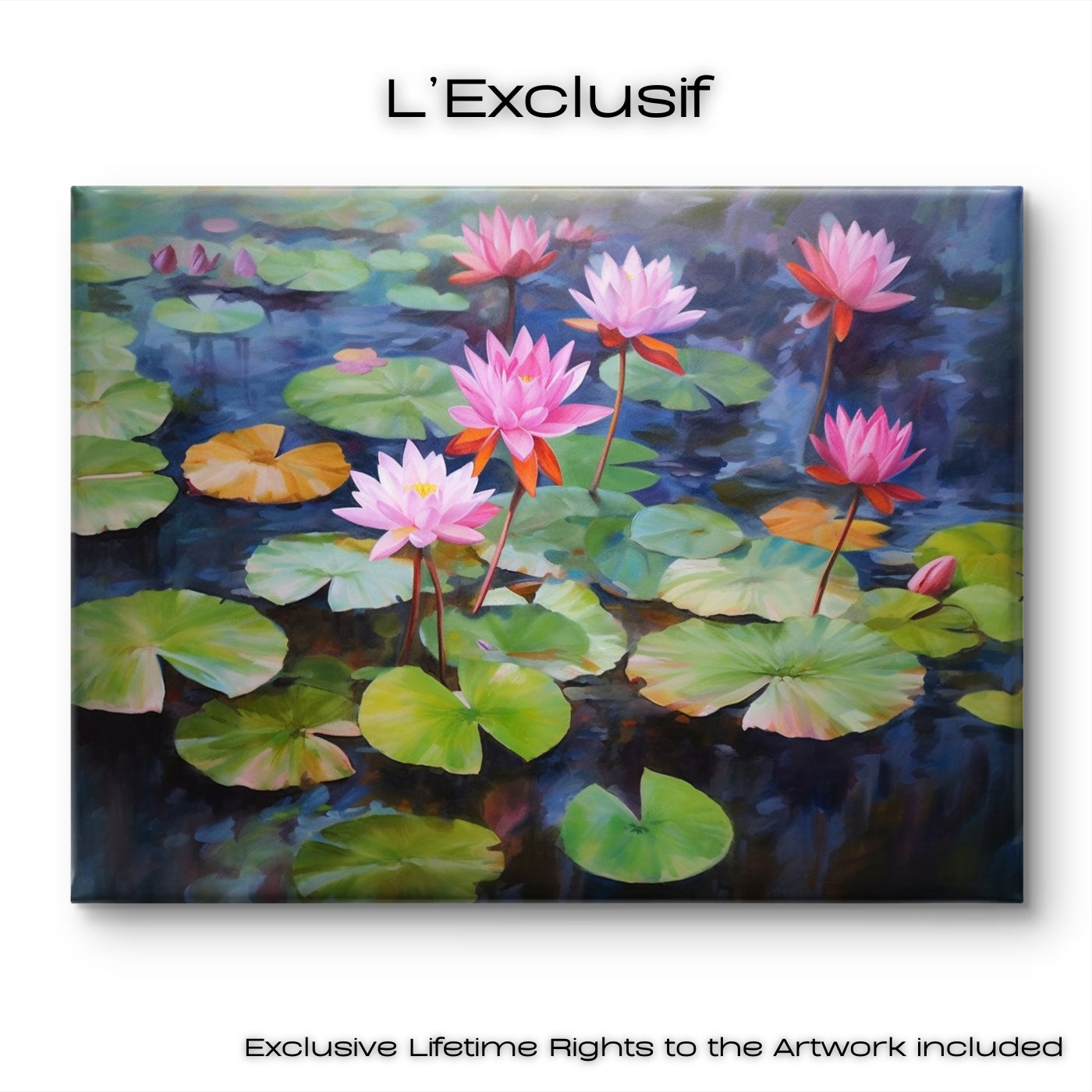 The Lotus Pond Exclusive Painting