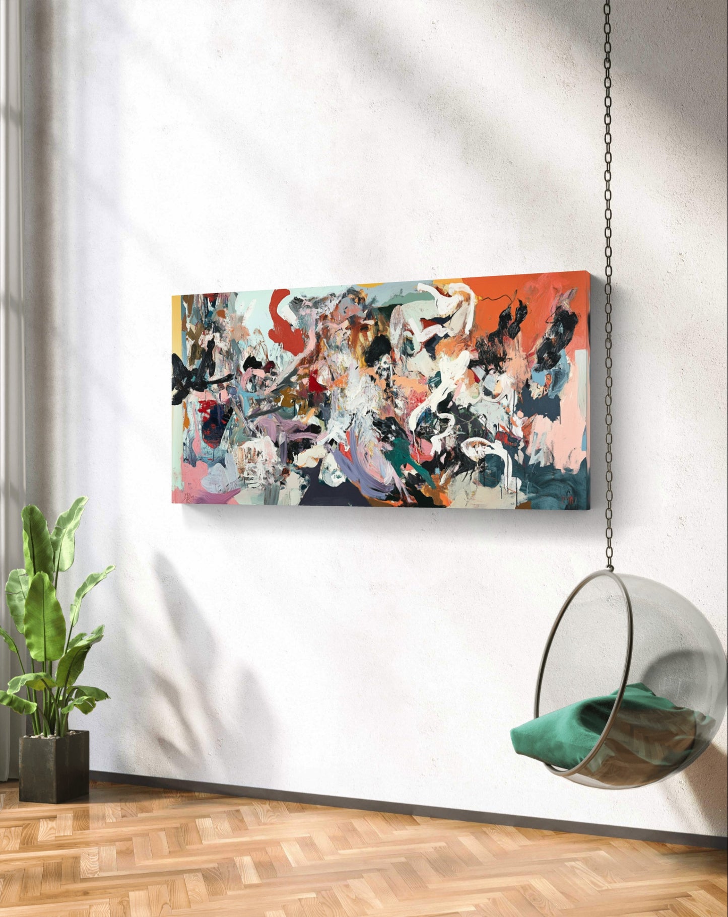 Not So Much Chaos by Pompidou Moderne | Painting for Living Room