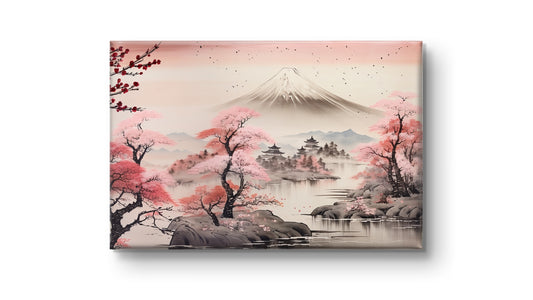 Mount Fuji in Ink - Feng Shui Paintings