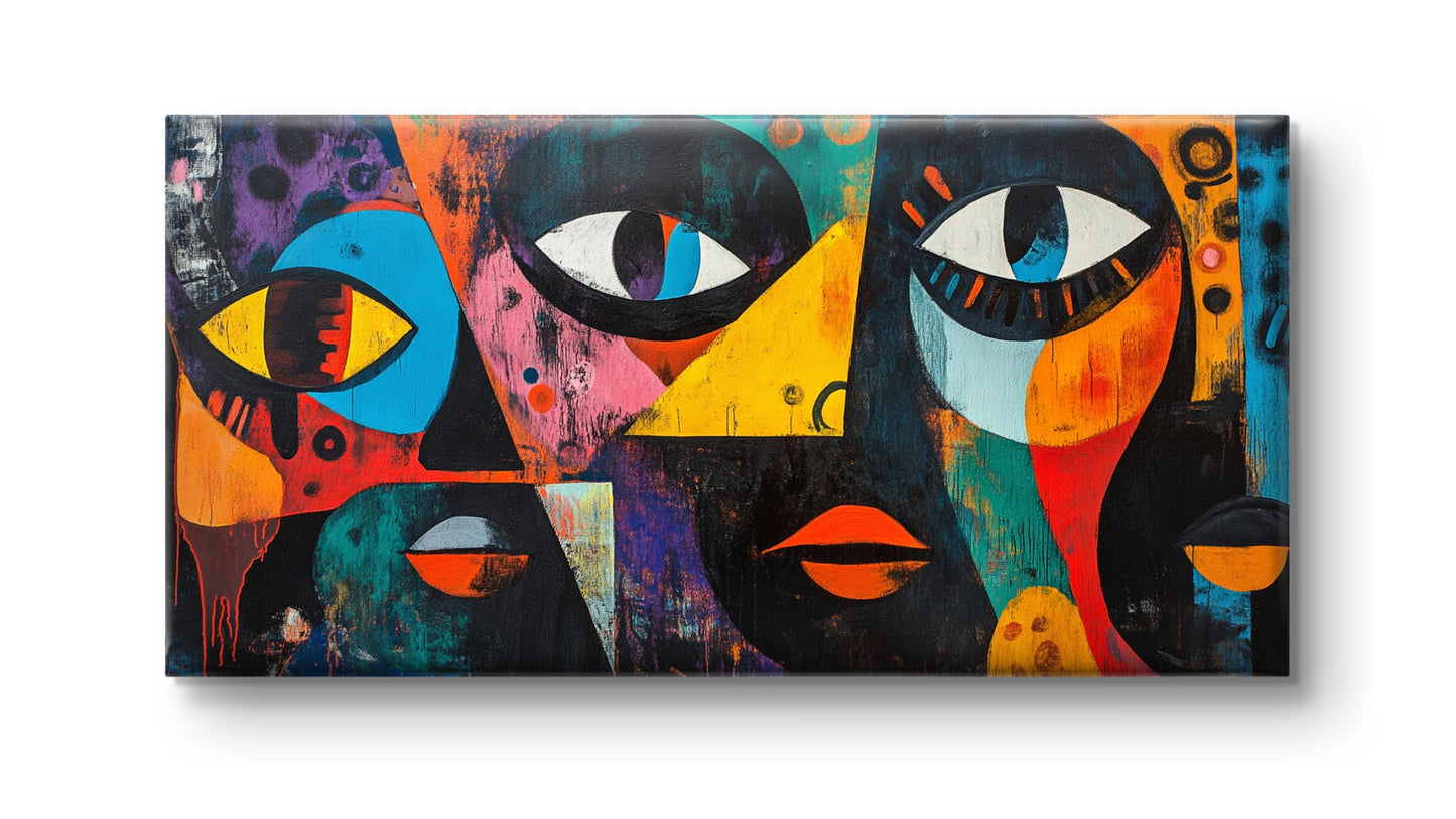 Graffiti in Tijuana by Pompidou Moderne | Painting for Living Room