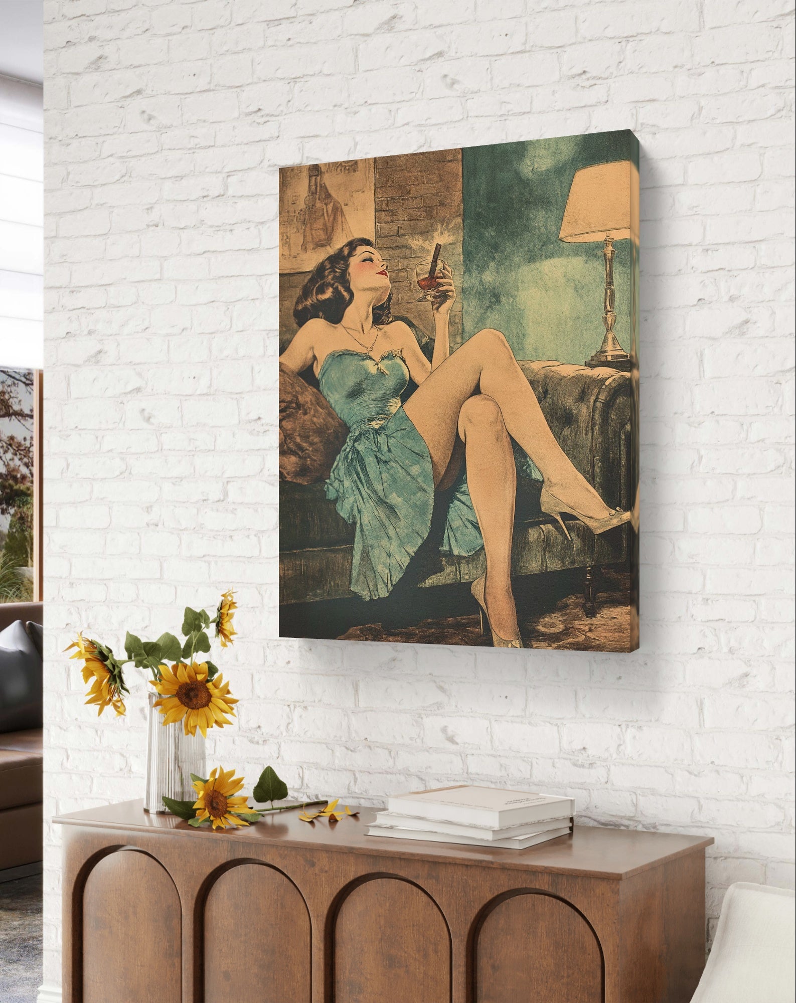 Buy Wall Art Puffing In The Bar - Limited Edition