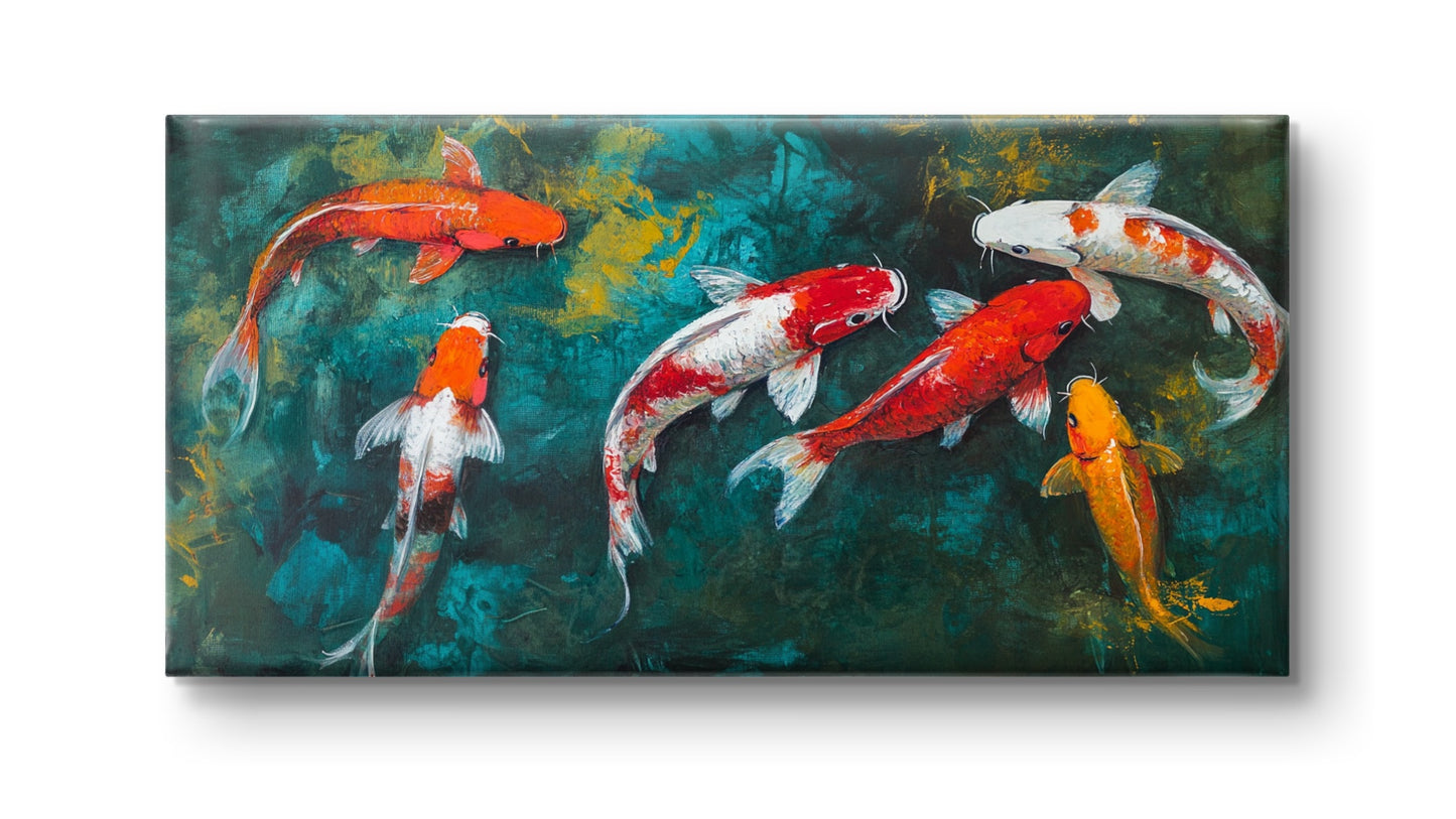 Koi Fishes - Feng Shui Paintings