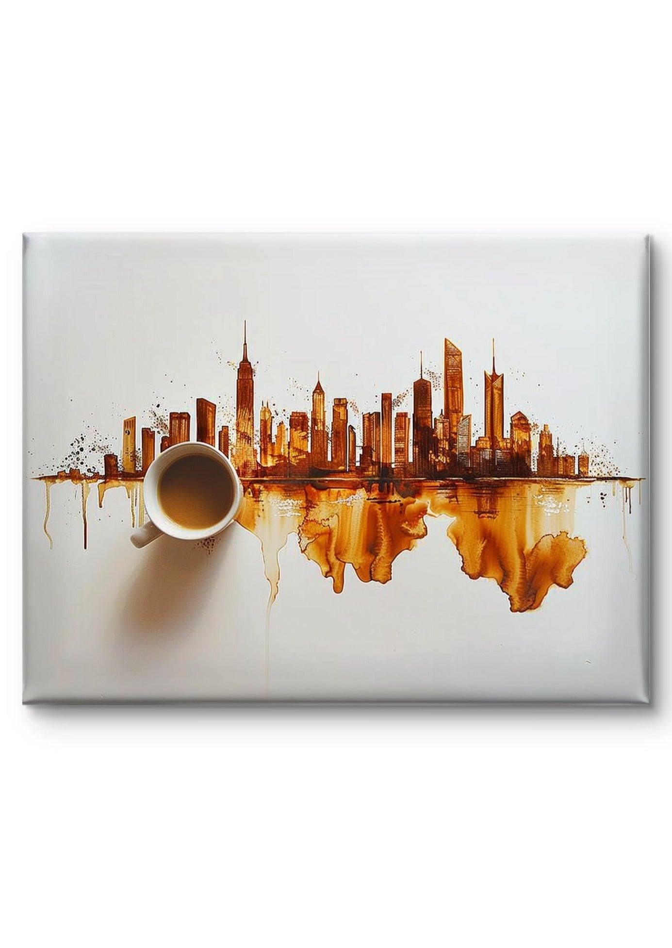 Buy Wall Art Coffee Skyline by Coffee Couture