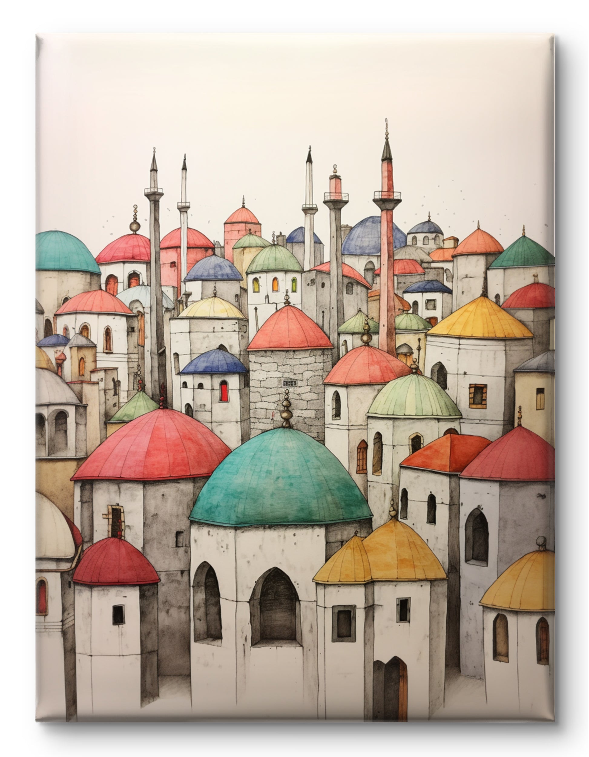 Buy Wall Art Ottoman Neighbourhood by Stamboul Istanbul