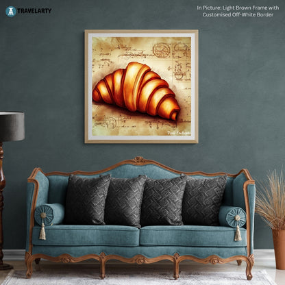 I am a Croissant Wall Art Painting