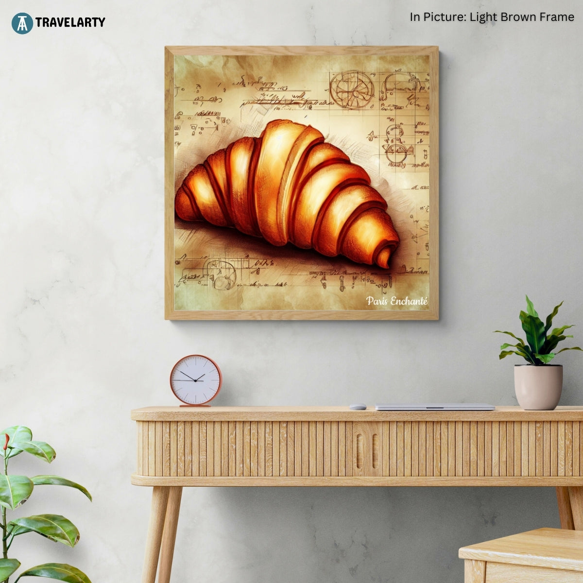 I am a Croissant Wall Art Painting