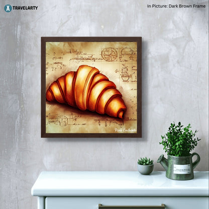 I am a Croissant Wall Art Painting