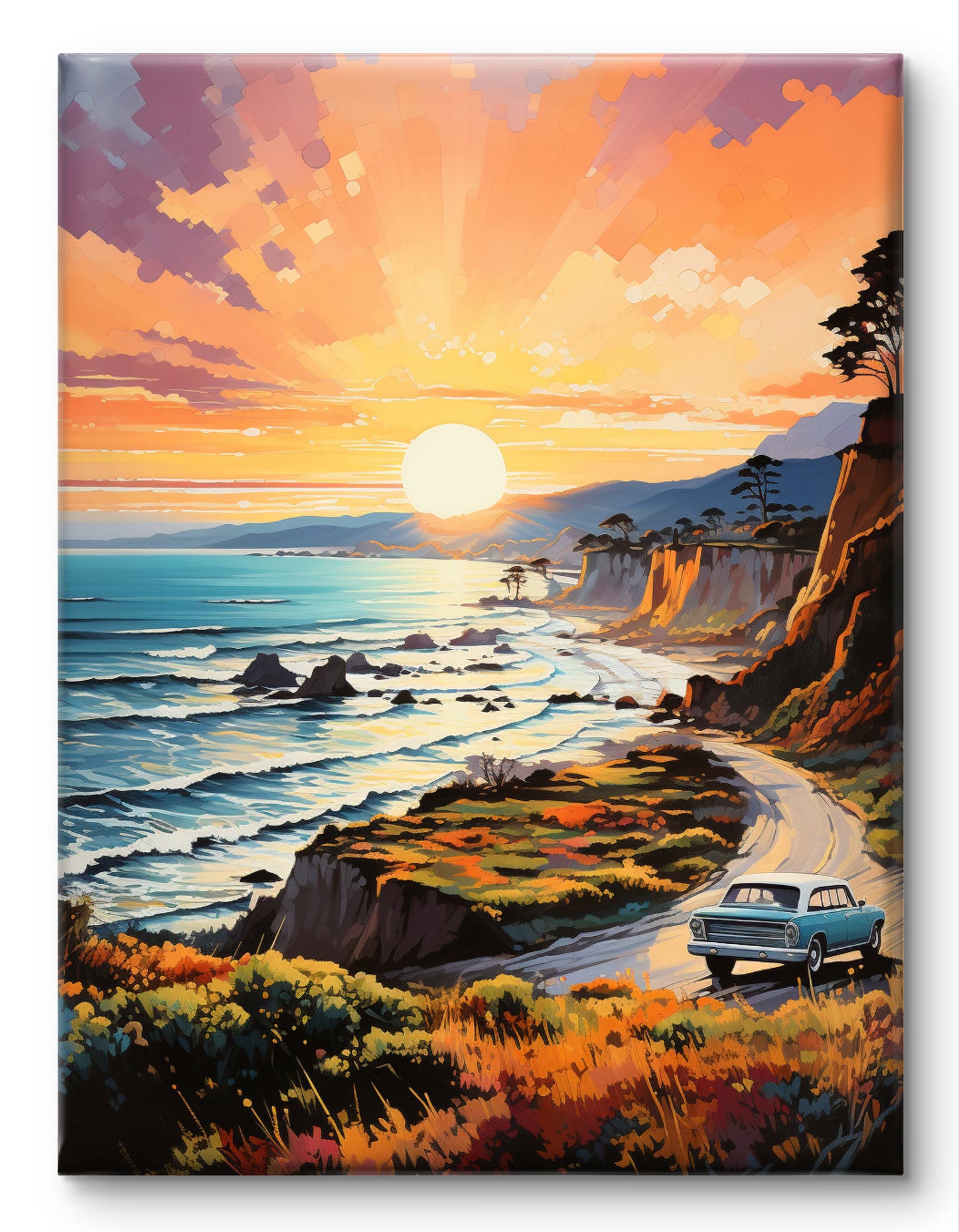 Big Sur Coastal Majesty Canvas Painting