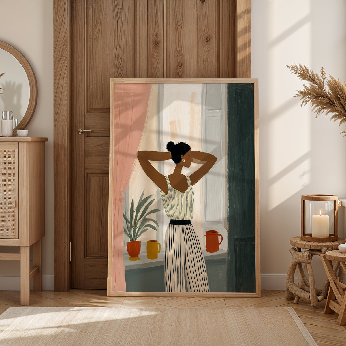 Painting in a Lifestyle Setting