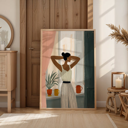 Painting in a Lifestyle Setting