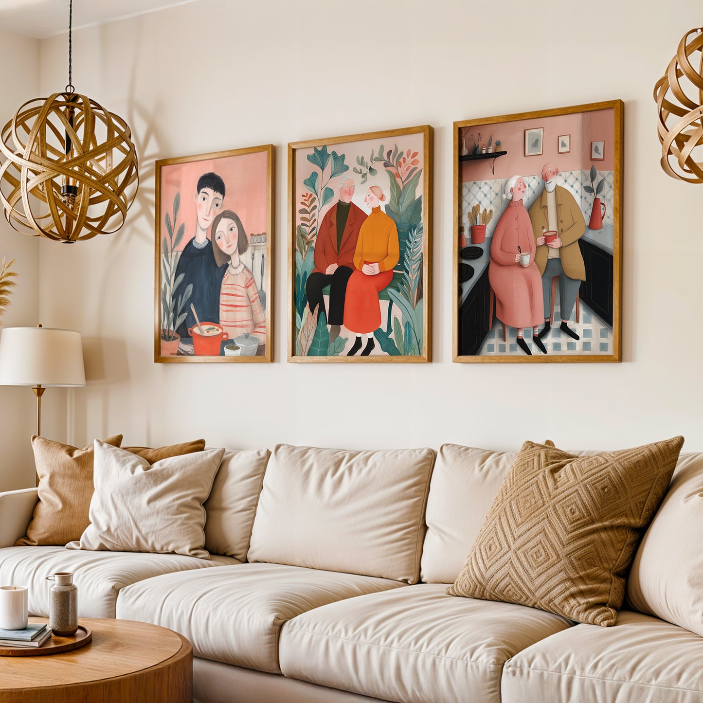 Gallery Wall Set in Lifestyle Setting