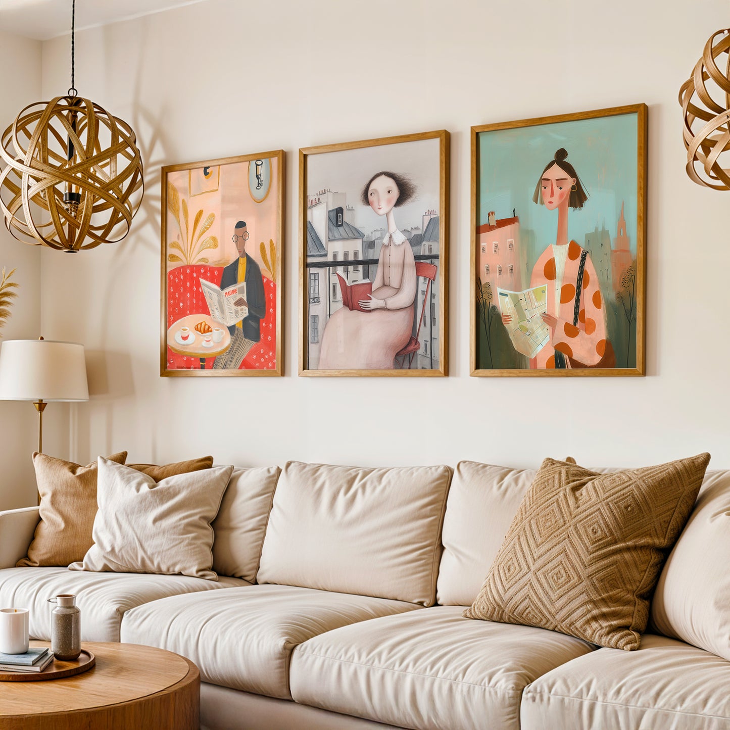 Gallery Wall Set in Lifestyle Setting