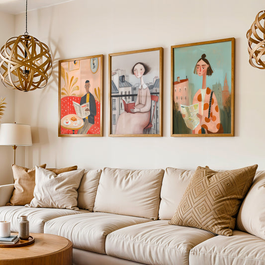 Gallery Wall Set in Lifestyle Setting