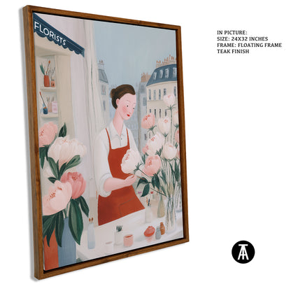 Sample Artwork in Floating Frame
