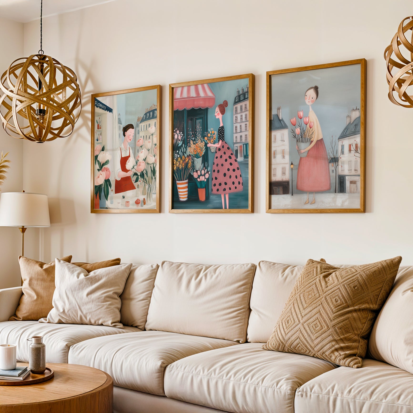 Gallery Wall Set in Lifestyle Setting