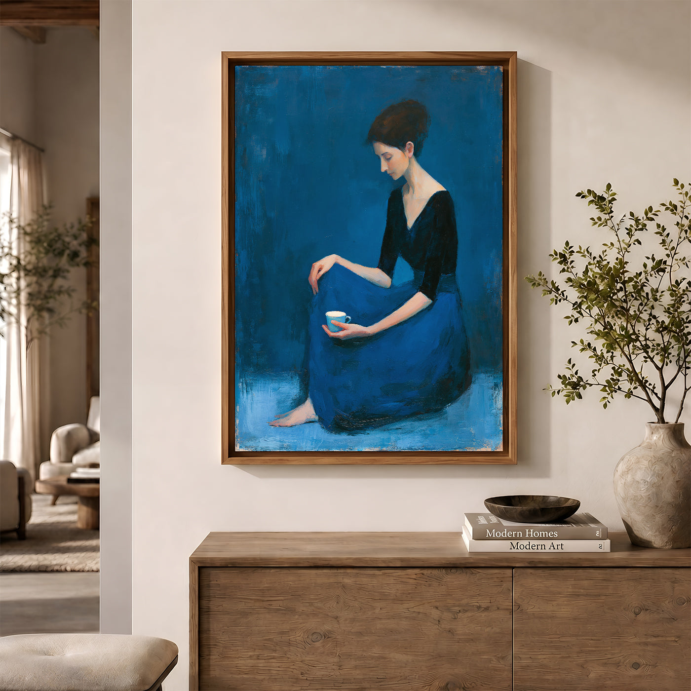 Painting in a Lifestyle Setting