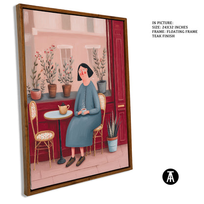 Sample Artwork in Floating Frame