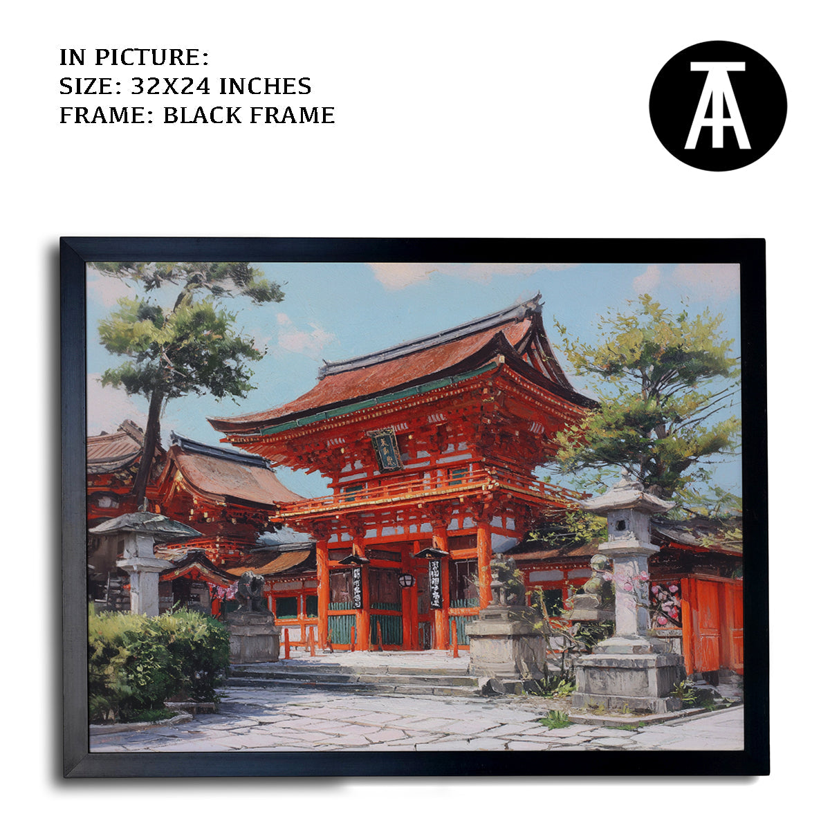 Artwork in Metal Earling Silver Frame