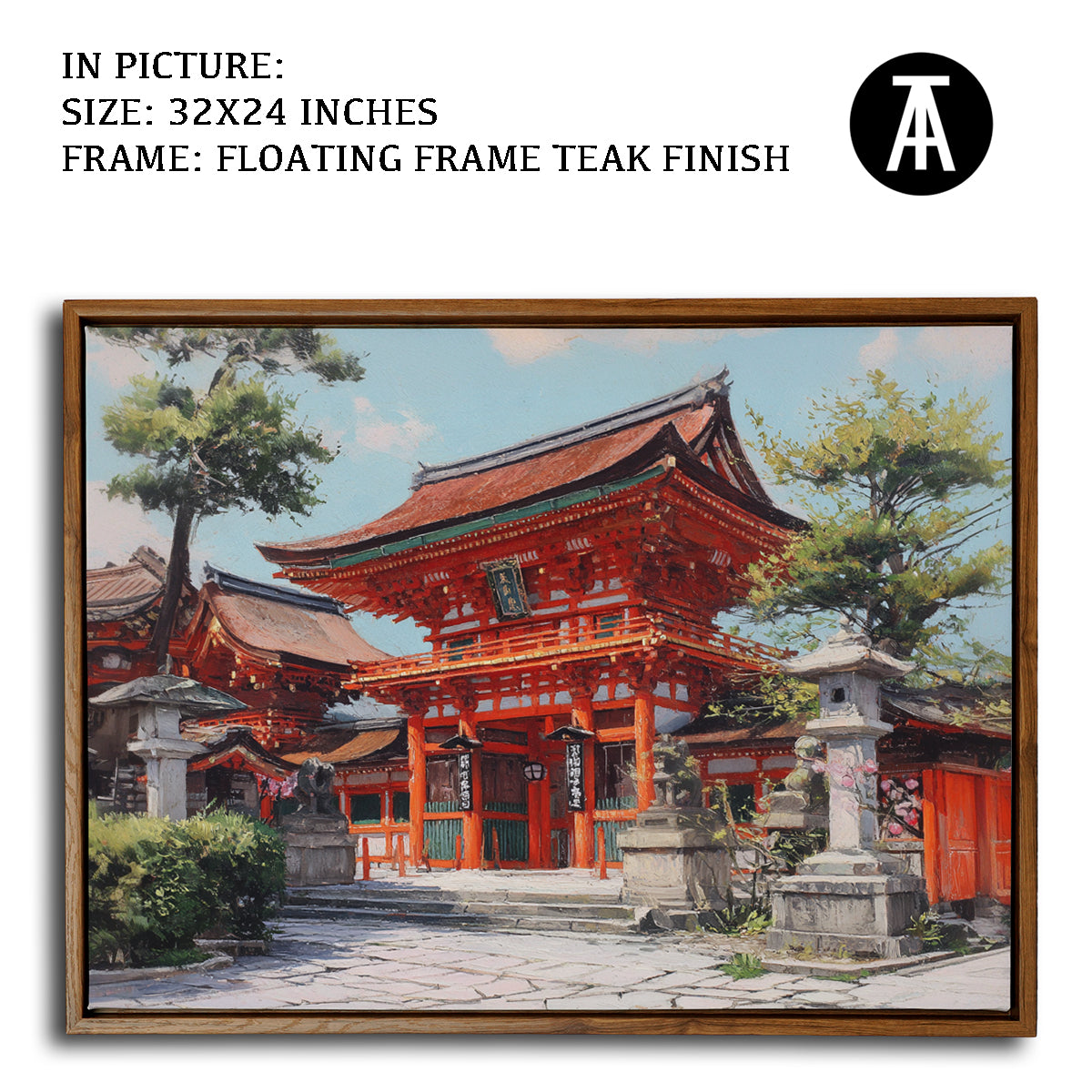 Artwork in Floating Frame