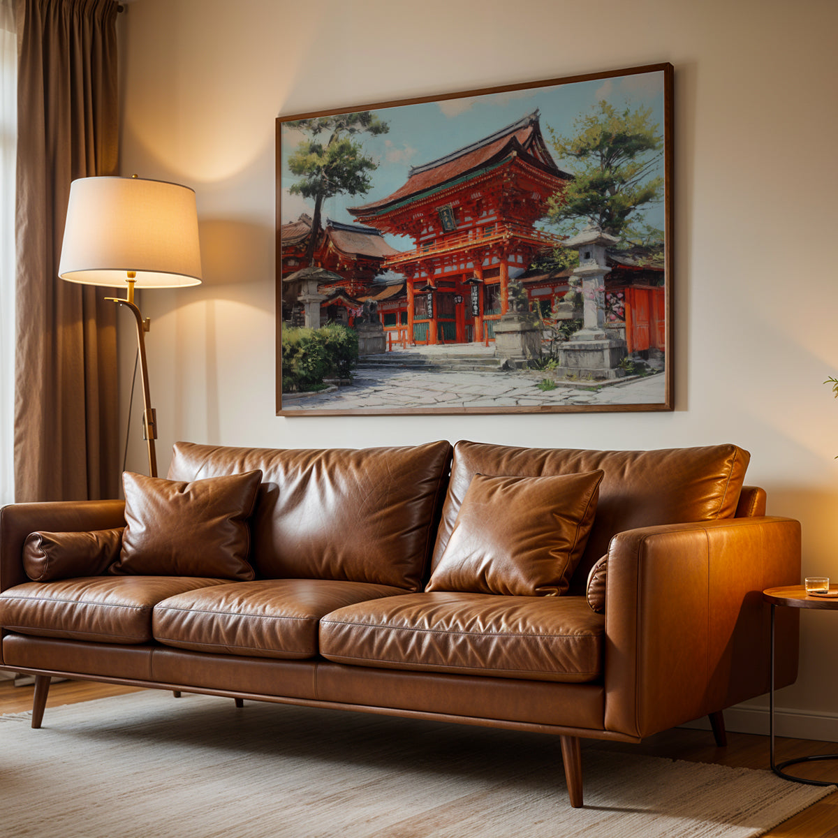 Japanese Artwork in a Lifestyle Setting