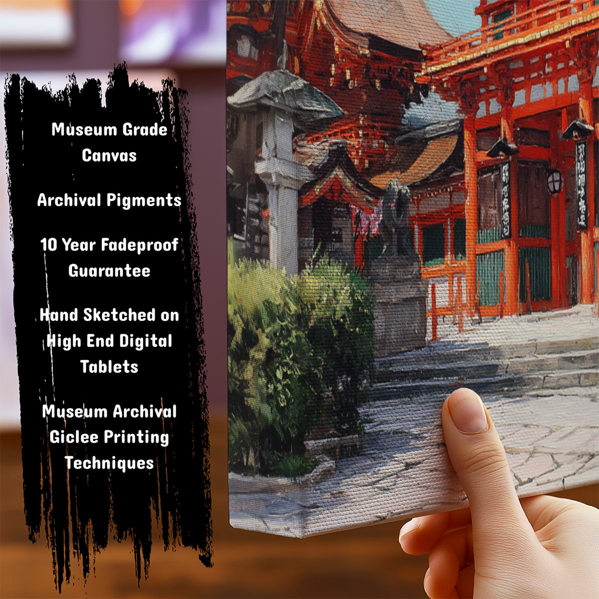 Information about Japanese Canvas Art Print