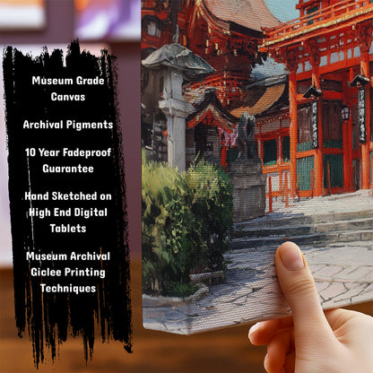 Information about Japanese Canvas Art Print