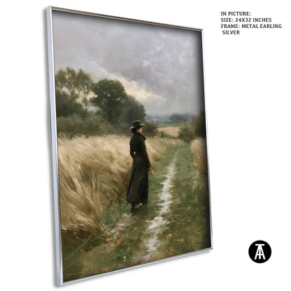 Artwork in Metal Earling Silver Frame