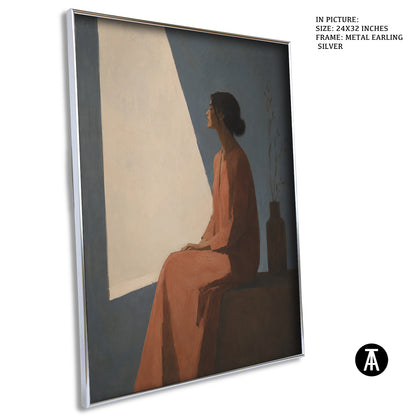 Artwork in Metal Earling Silver Frame