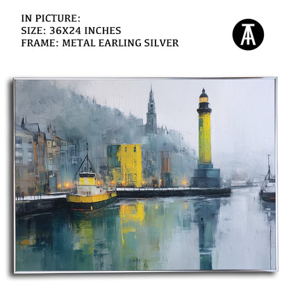 Artwork in Metal Earling Silver Frame