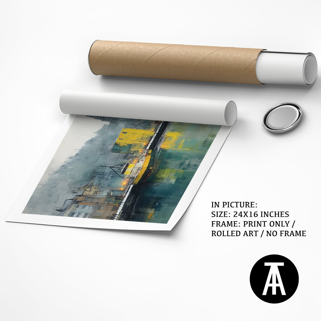 Artwork as Print Only / Rolled Art
