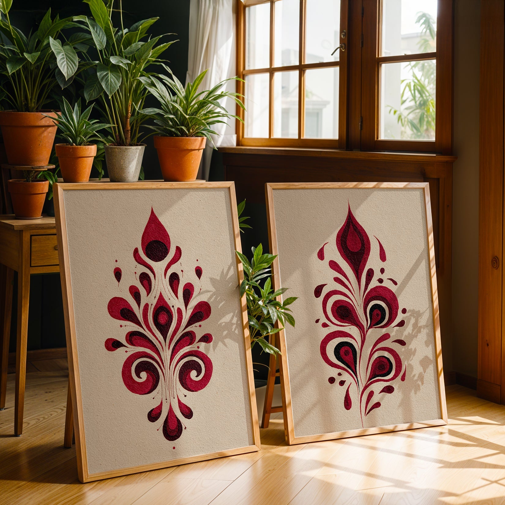 Heritage Indian Painting in a Lifestyle Setting