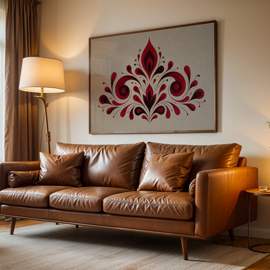 Heritage Indian Painting in a Lifestyle Setting