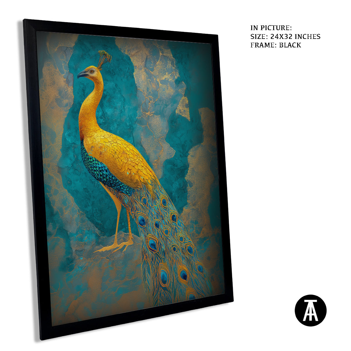 Artwork in Metal Earling Silver Frame