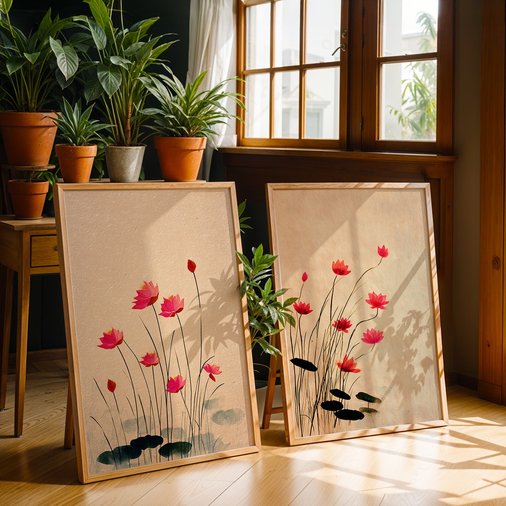 Heritage Indian Painting in a Lifestyle Setting