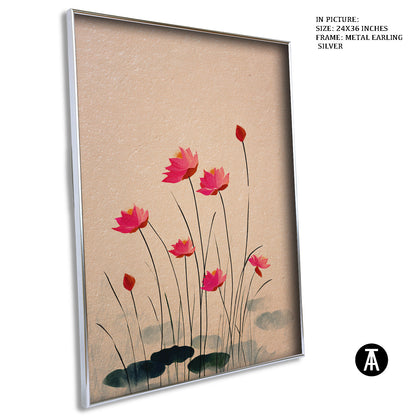 Artwork in Metal Earling Silver Frame