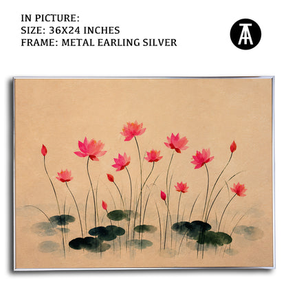 Artwork in Metal Earling Silver Frame