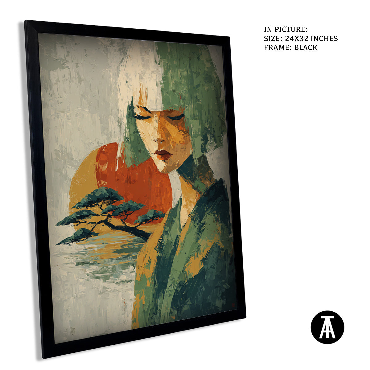 Artwork in Metal Earling Silver Frame