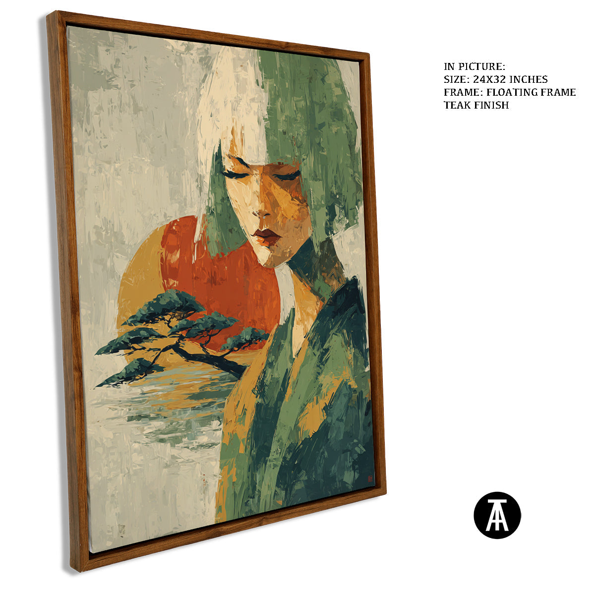 Artwork in Floating Frame