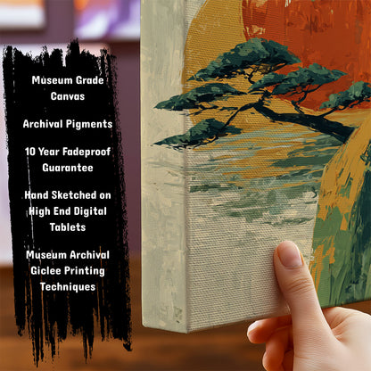 Information about Japanese Canvas Art Print