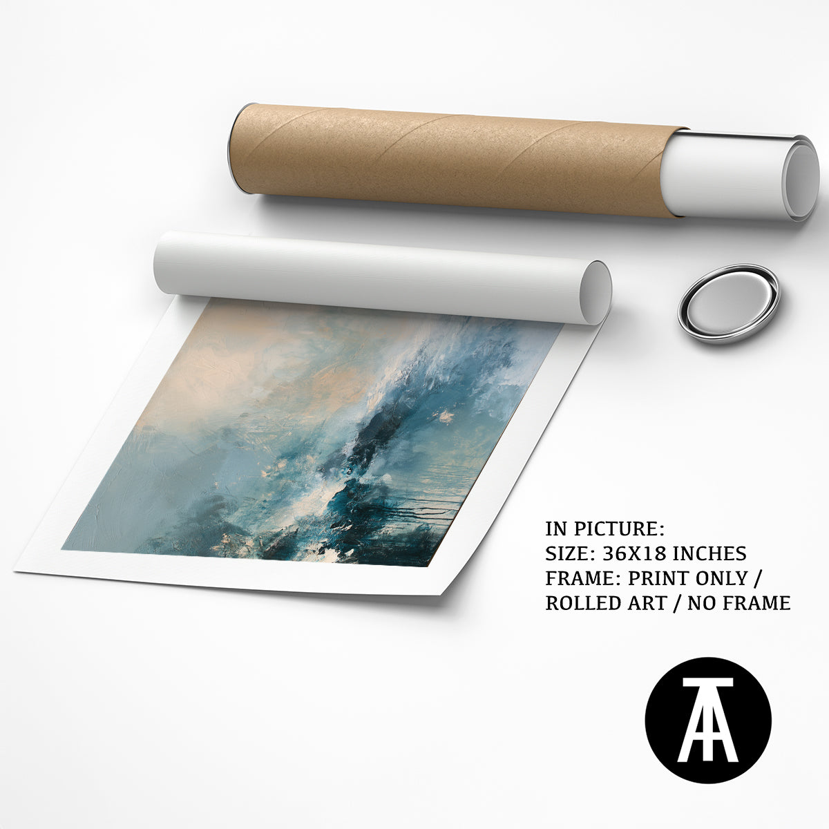 Artwork as Print Only / Rolled Art