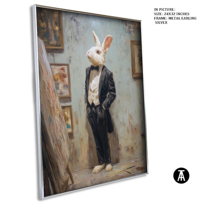 Artwork in Metal Earling Silver Frame