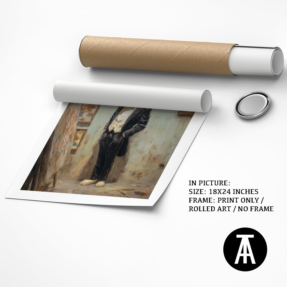 Artwork as Print Only or Rolled Art