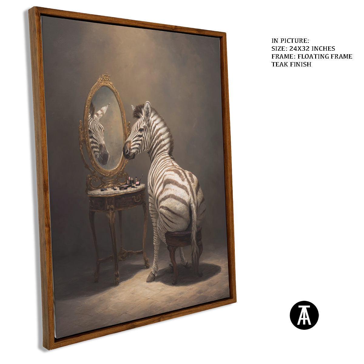 Artwork in Floating Frame