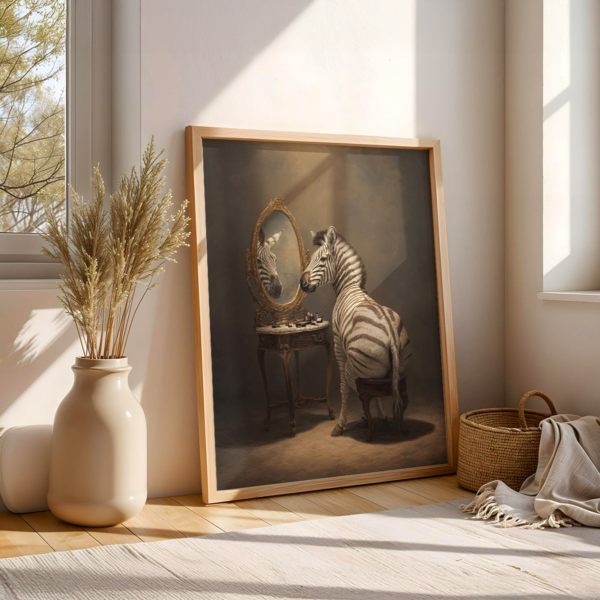 Painting in a Lifestyle Setting