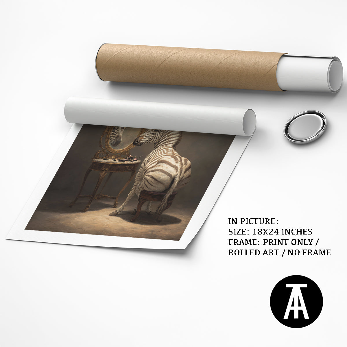 Artwork as Print Only or Rolled Art