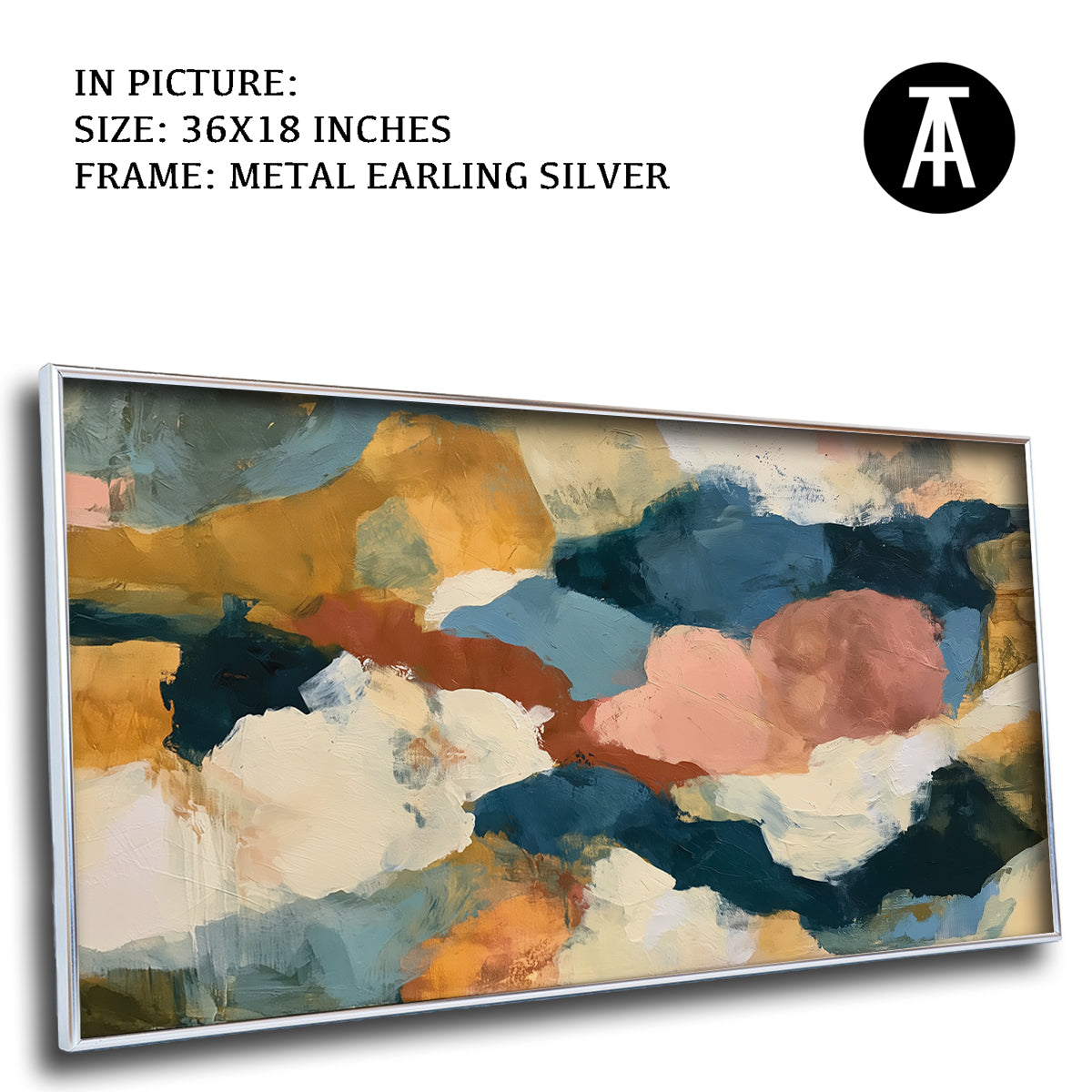 Artwork in Metal Earling Silver Frame