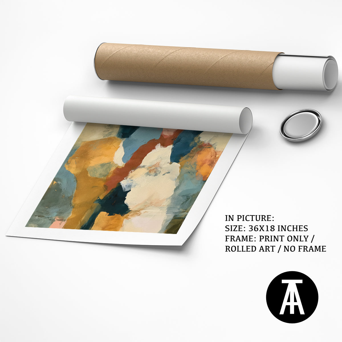Artwork as Print Only / Rolled Art