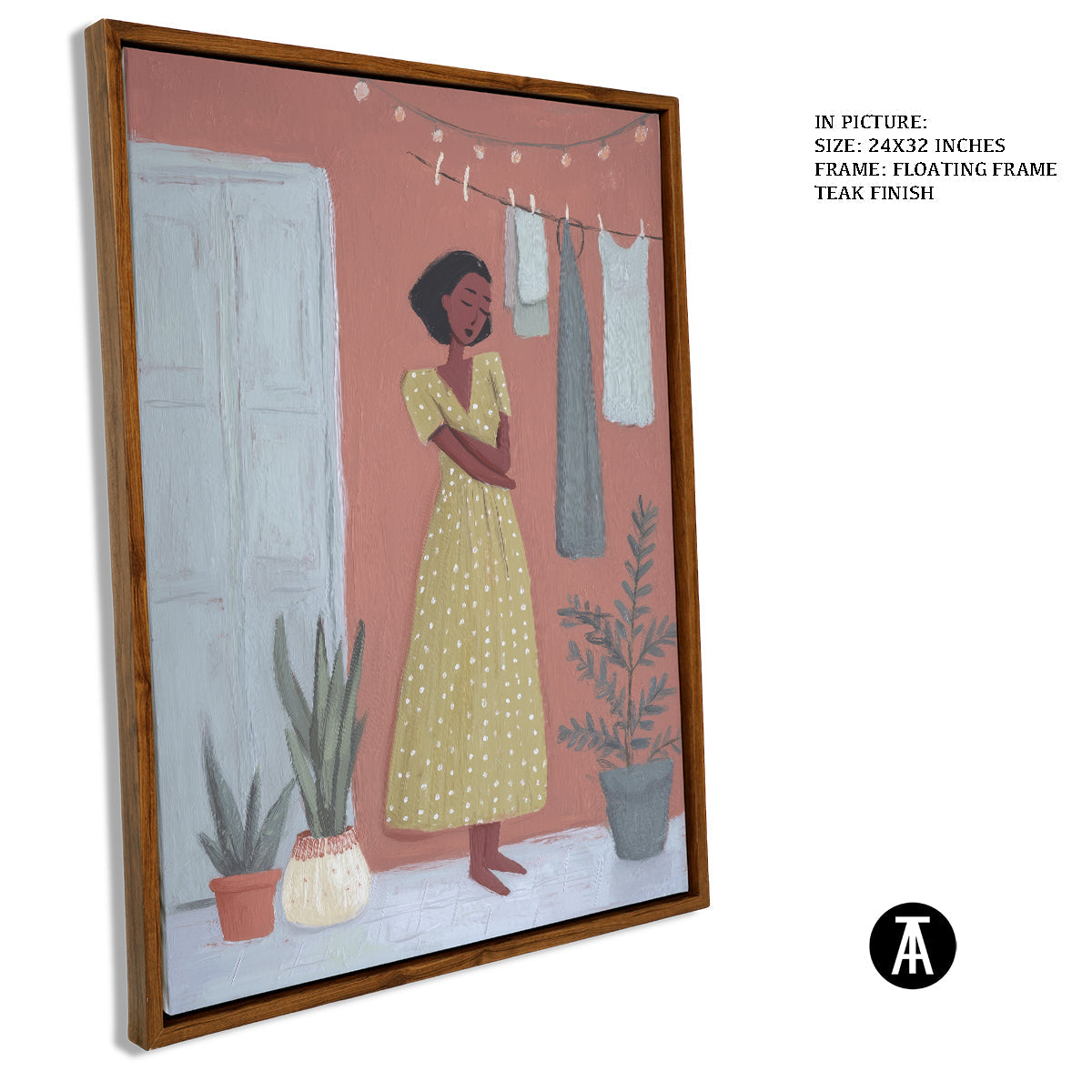 Artwork in Floating Frame